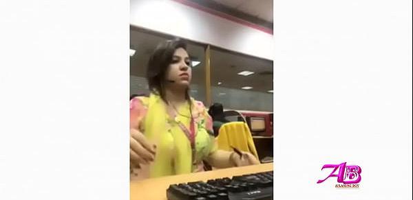  Imo Call With Big Boobs Girl in call center